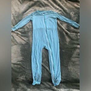 Kickee Pants Aqua One Piece Footie